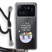I'm A Hopeless Ramen-Tic For You: Xiaomi Mi 11 Ultra Transparant Hoesje met koord