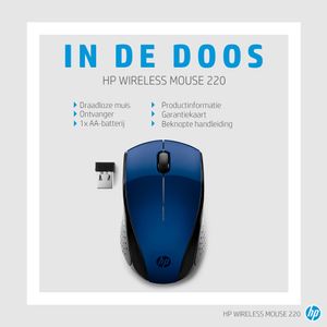 HP muis WIRELESS MOUSE 220 LUMIERE BLUE