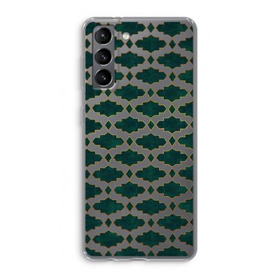 Moroccan tiles: Samsung Galaxy S21 Transparant Hoesje