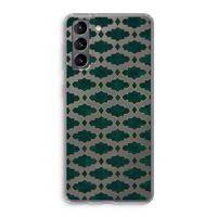 Moroccan tiles: Samsung Galaxy S21 Transparant Hoesje