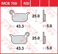 TRW Remblokken, en remschoenen voor de moto, MCB750SI Sinter offroad - thumbnail