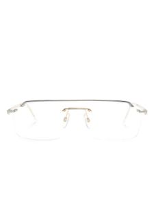 Cazal lunettes de vue à design sans monture - Or