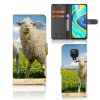Xiaomi Redmi Note 9 Pro | Note 9S | Telefoonhoesje | Met pasjeshouder | Schaap en Lammetje