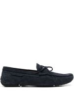 Fratelli Rossetti chaussures bateau en daim - Bleu