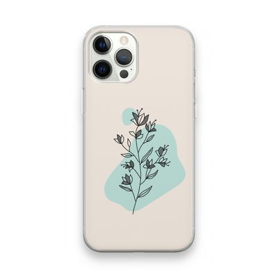 Violets are blue: iPhone 12 Pro Max Transparant Hoesje