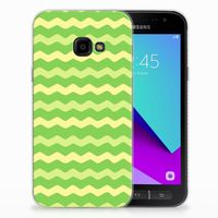 Samsung Galaxy Xcover 4 | Xcover 4s TPU bumper Waves Green - thumbnail