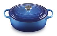 Le Creuset Braadpan Signature - Ovaal - Azure - ø 27 cm / 4.1 liter - thumbnail