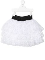 Balmain Kids tutu à sequins brodés - Blanc - thumbnail