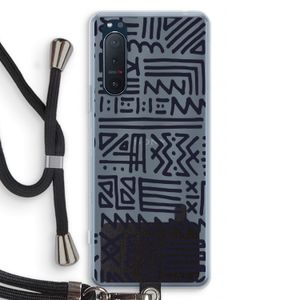 Marrakech print: Sony Xperia 5 II Transparant Hoesje met koord