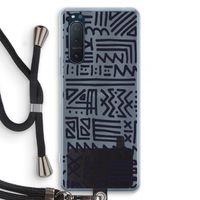 Marrakech print: Sony Xperia 5 II Transparant Hoesje met koord