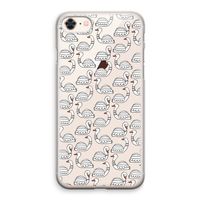 Zwanen: iPhone 8 Transparant Hoesje