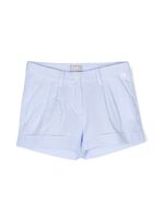 Il Gufo short en coton à rayures - Bleu