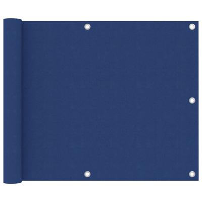 VidaXL Balkonscherm 75x500 cm oxford stof blauw