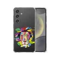 Samsung Galaxy S25 Plus Hoesje - Lion Color TPU Antishock Samsung Galaxy S25 Plus Hoesje - Lion Color TPU Antishock