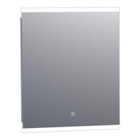 Brauer Jasper Spiegel - Rechthoekig - 60 cm - met Directe LED-Verlichting - Dimbaar - met Touchbediening