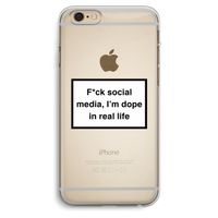 I'm dope: iPhone 6 Plus / 6S Plus Transparant Hoesje