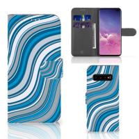 Samsung Galaxy S10 Plus | Telefoon Hoesje | Waves Blue