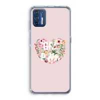 GRL PWR Flower: Motorola Moto G9 Plus Transparant Hoesje