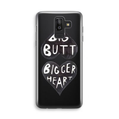 Big butt bigger heart: Samsung Galaxy J8 (2018) Transparant Hoesje
