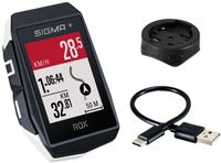 Sigma rox 11.1 evo gps zw/wit standaard stuurhouder + usb-c laadkabel Sigma rox 11.1 evo gps zw/wit standaard stuurhouder + usb-c laadkabel