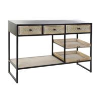 Wandtafel Home ESPRIT Bruin Zwart Hout Metaal 120 x 38 x 80 cm