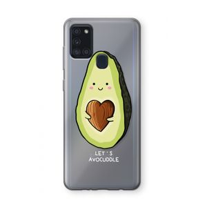 Avocuddle: Samsung Galaxy A21s Transparant Hoesje