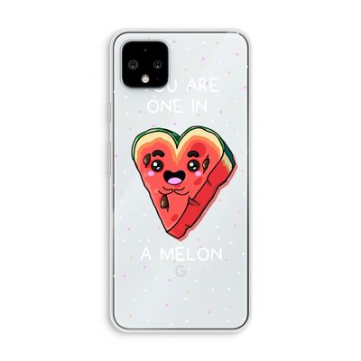 One In A Melon: Pixel 4 XL Transparant Hoesje