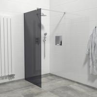 Marenza Bellini Inloopdouche - 90x200cm - rookglas - chroom WR90-C/S