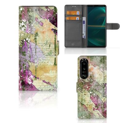 Hoesje Sony Xperia 5III Letter Painting Hoesje Sony Xperia 5III Letter Painting