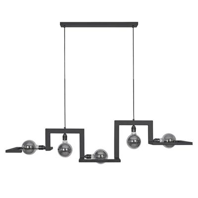 Ztahl Hanglamp Tortona L 150 cm zwart