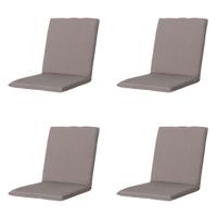 Stapelstoelkussen universeel Panama taupe 97 cm x 49 cm (4 stuks) Madison - Madison