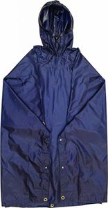 Highlander Poncho met capuchon - Navy