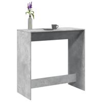 Bartafel 102x50x103,5 cm bewerkt hout betongrijs
