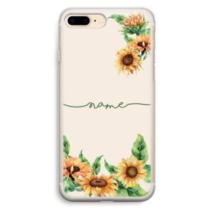 Zonnebloemen: iPhone 7 Plus Transparant Hoesje
