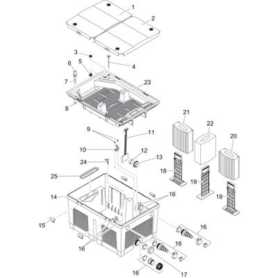 Oase BioTec 5.1/10.1 Filtermousse Zwart - Vervangingsonderdeel voor Optimale Vijverkwaliteit