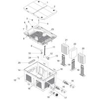 Oase BioTec 5.1/10.1 Filtermousse Zwart - Vervangingsonderdeel voor Optimale Vijverkwaliteit