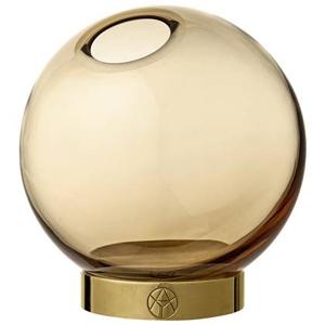 AYTM Globe vaas 10 amber|goud