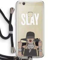 Slay All Day: Huawei Ascend P10 Lite Transparant Hoesje met koord