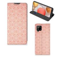 Samsung Galaxy A42 | Hoesje met Magneet | Pattern Orange