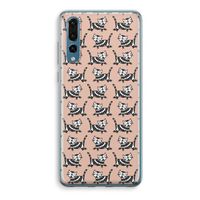 Zwarte poes: Huawei P20 Pro Transparant Hoesje
