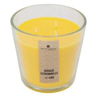 Atmosphera Candles Geurkaars - in glas - citronella aroma - 40 branduren - 13 x 12 cm