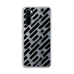 Zwarte vegen: OnePlus Nord Transparant Hoesje