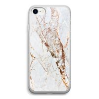 Goud marmer: iPhone SE 2020 Transparant Hoesje Goud marmer: iPhone SE 2020 Transparant Hoesje
