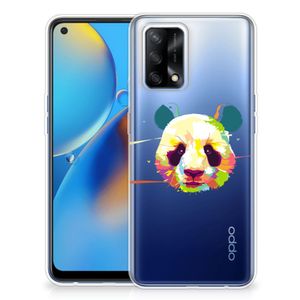 OPPO A74 4G Telefoonhoesje met Naam Panda Color