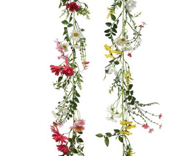 Garland polyester L16-W6-H180cm ass - Ksd