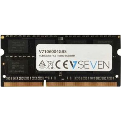 V7 V7106004GBS geheugenmodule 4 GB 1 x 4 GB DDR3 1333 MHz