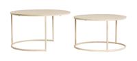 Light & Living Salontafel 'Sadar' Set van 2 stuks, kleur Zand/Bruin