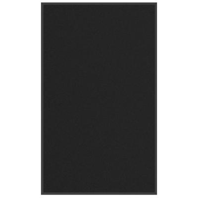 Deurmat 90x150 cm zwart