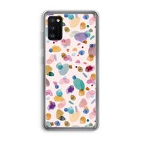 Terrazzo Memphis Pink: Samsung Galaxy A41 Transparant Hoesje