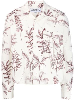 S.S.DALEY Overhemd met bloemenprint - Wit